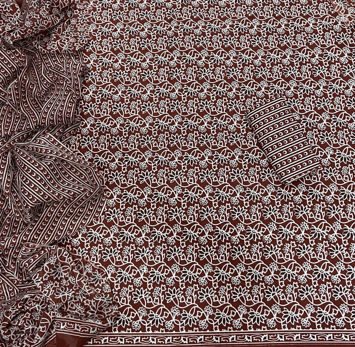 Celestial Pure Cotton Print Suit Set (Luxury Feel) - Yanchi