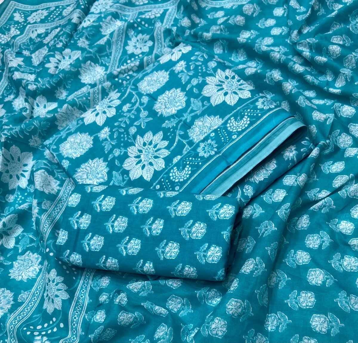 Celestial Pure Cotton Print Suit Set (Luxury Feel) - Yanchi