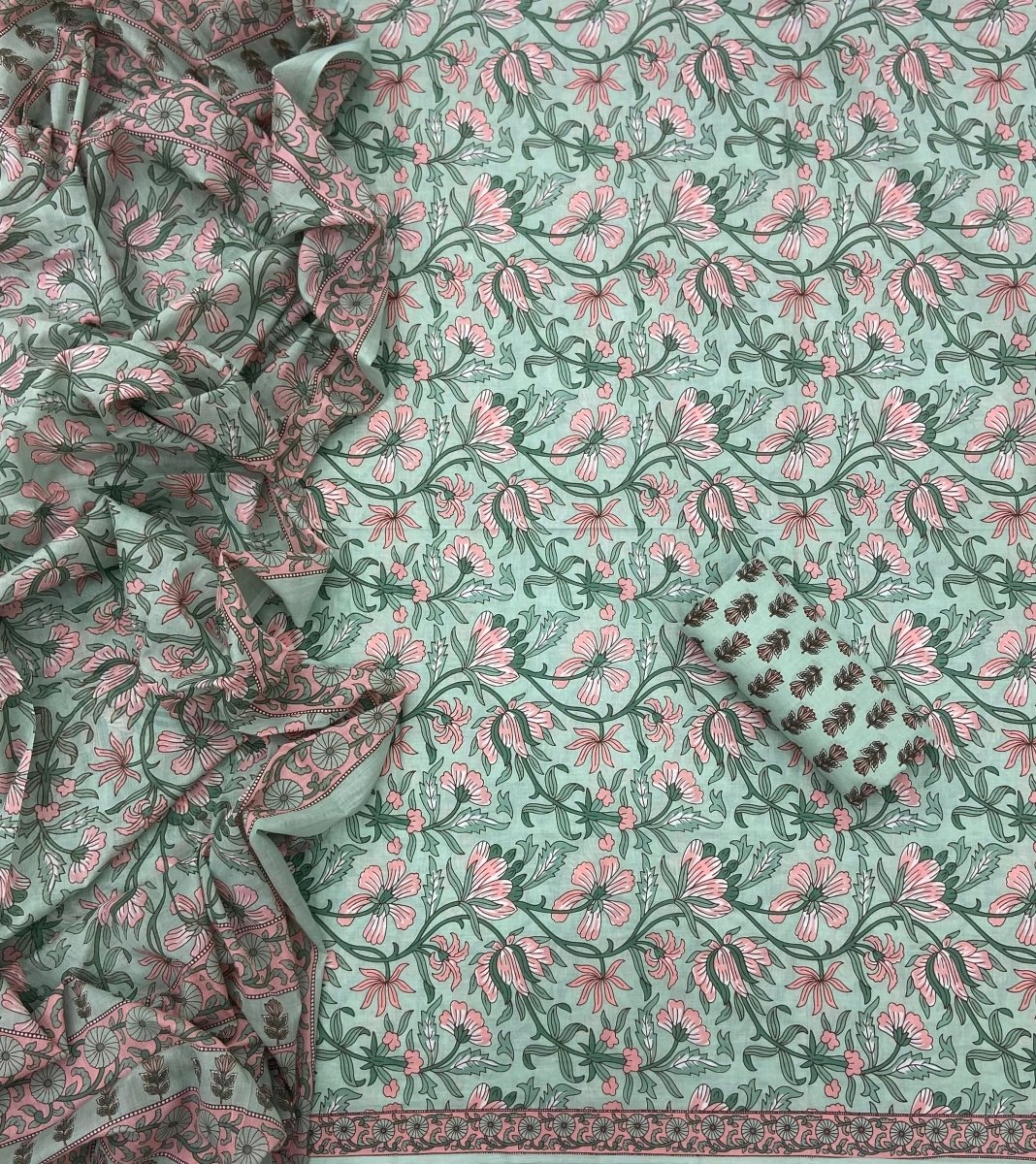Celestial Pure Cotton Print Suit Set (Luxury Feel) - Yanchi