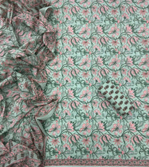 Celestial Pure Cotton Print Suit Set (Luxury Feel) - Yanchi