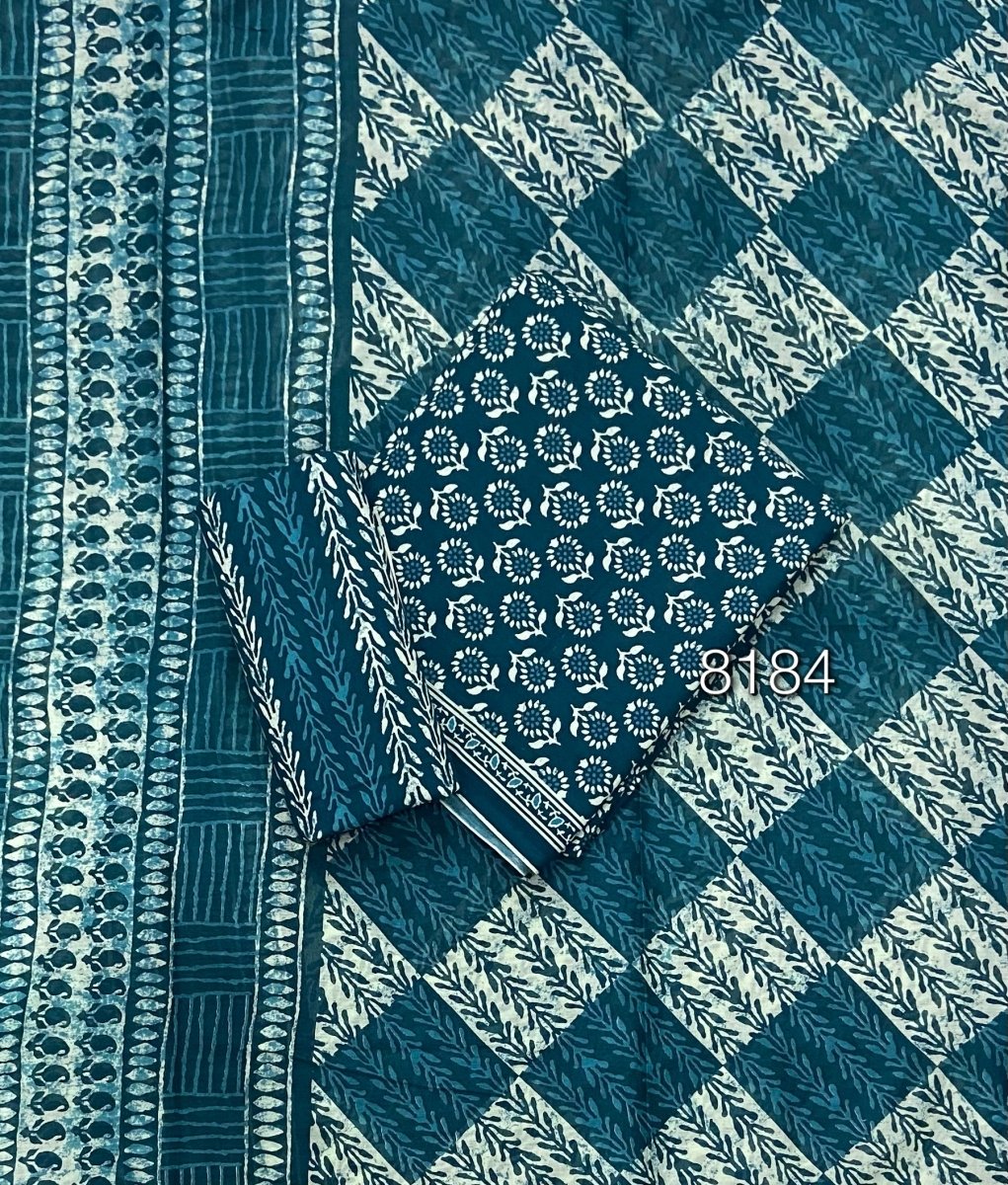Celestial Pure Cotton Print Suit Set (Luxury Feel) - Yanchi