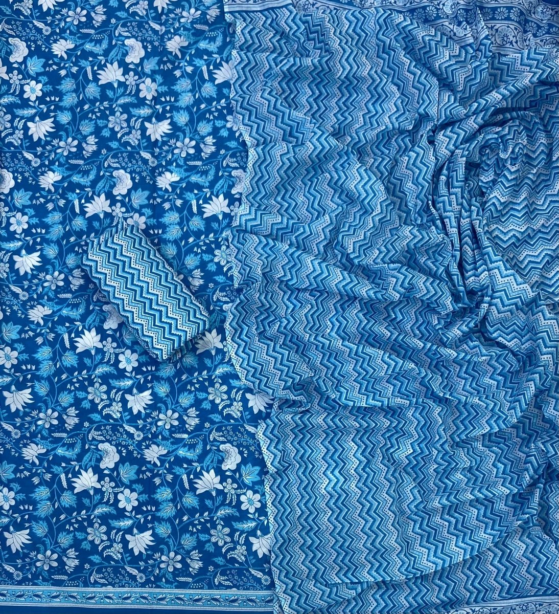 Celestial Pure Cotton Print Suit Set (Luxury Feel) - Yanchi