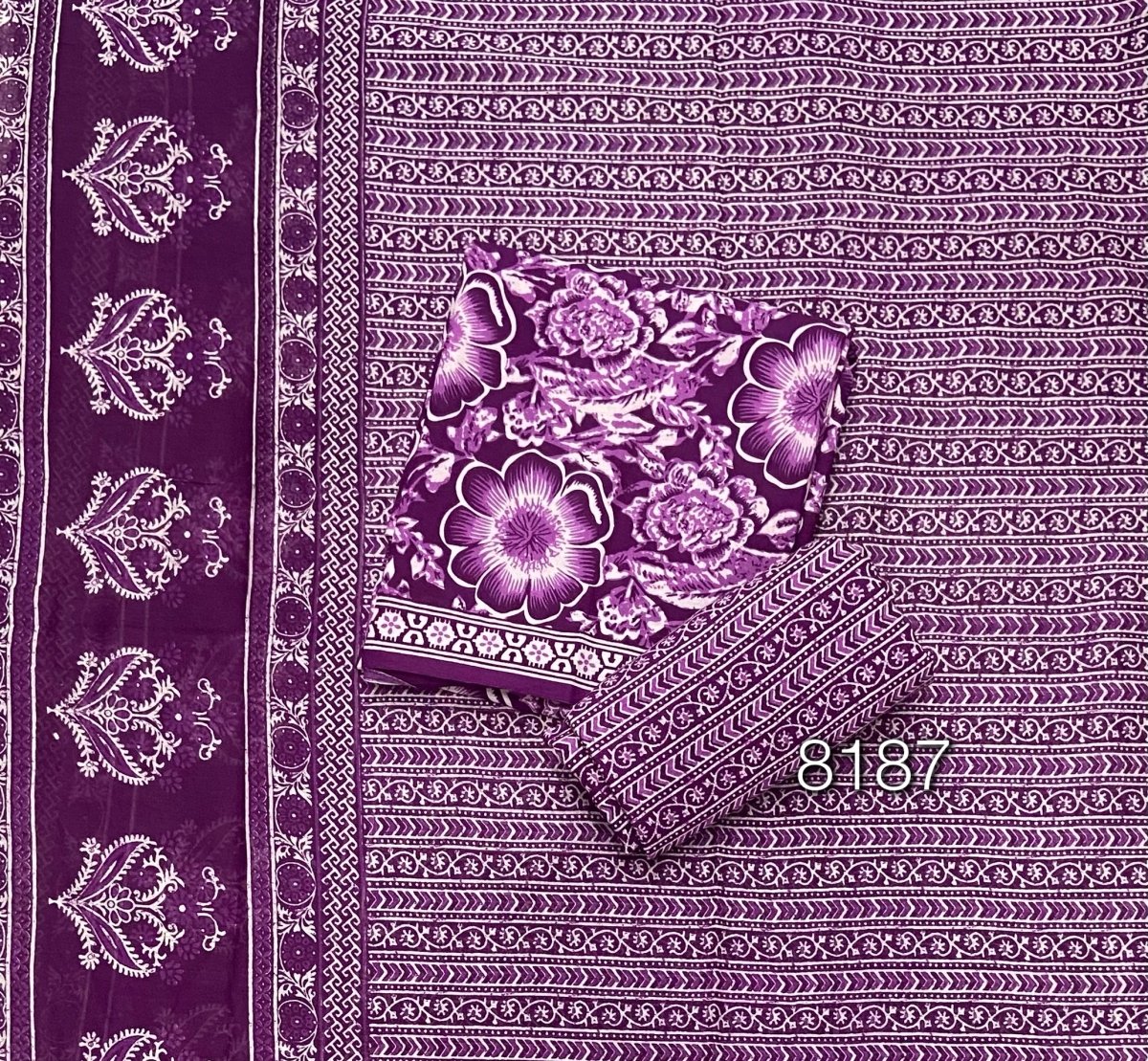 Celestial Pure Cotton Print Suit Set (Luxury Feel) - Yanchi