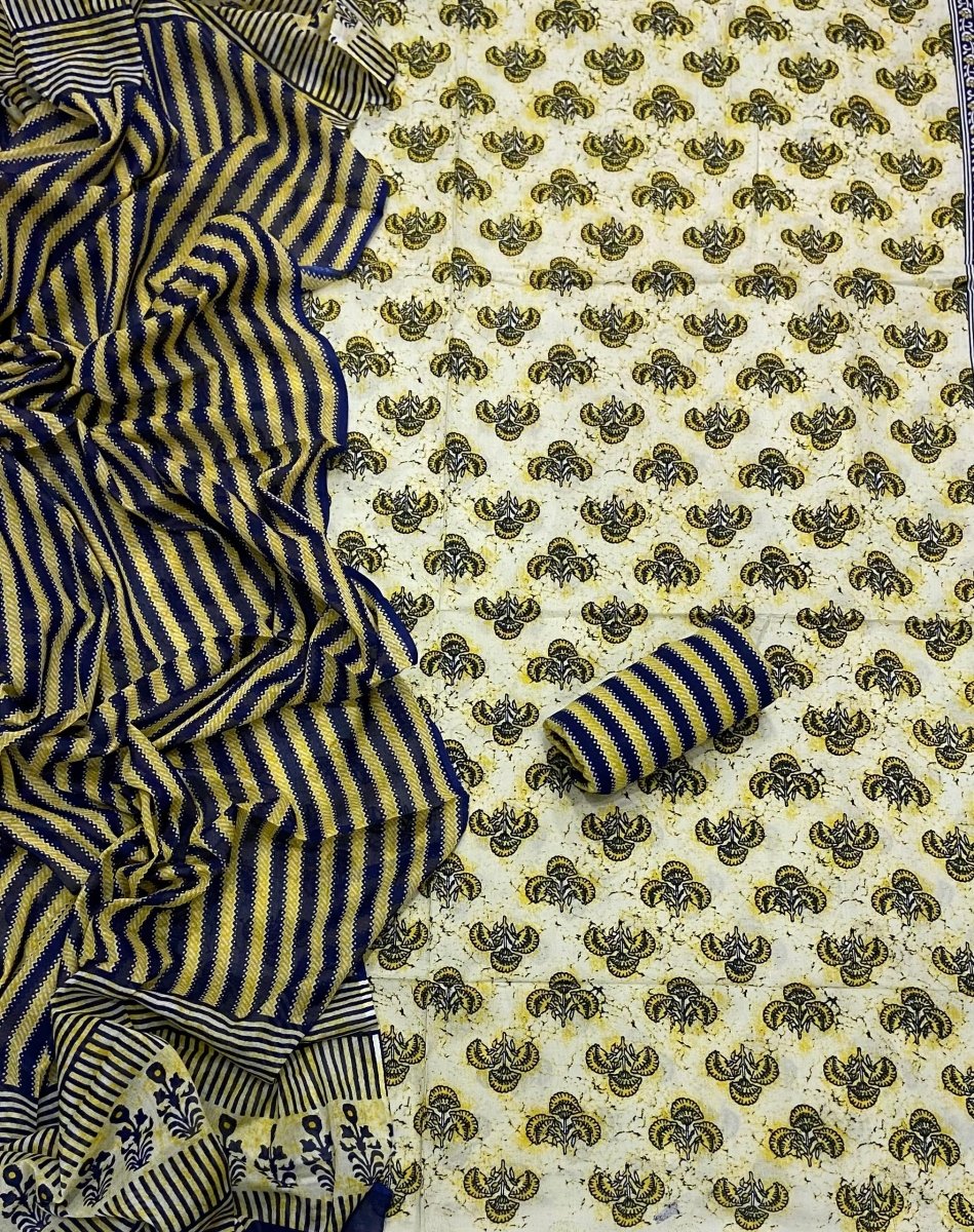 Celestial Pure Cotton Print Suit Set (Luxury Feel) - Yanchi