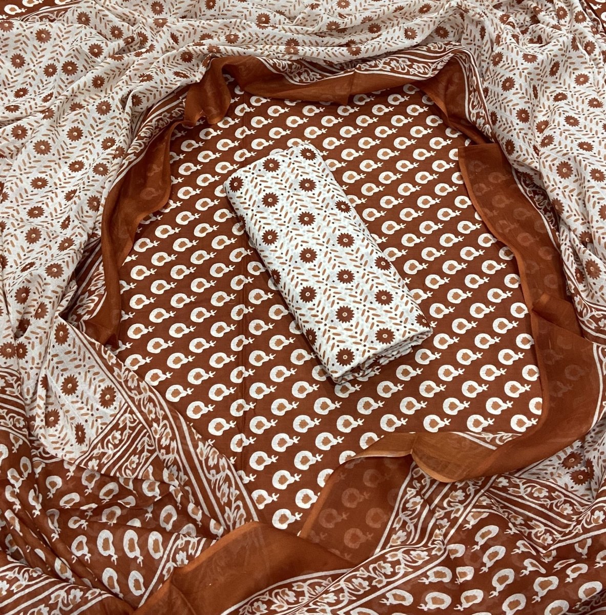 Celestial Pure Cotton Print Suit Set (Luxury Feel) - Yanchi