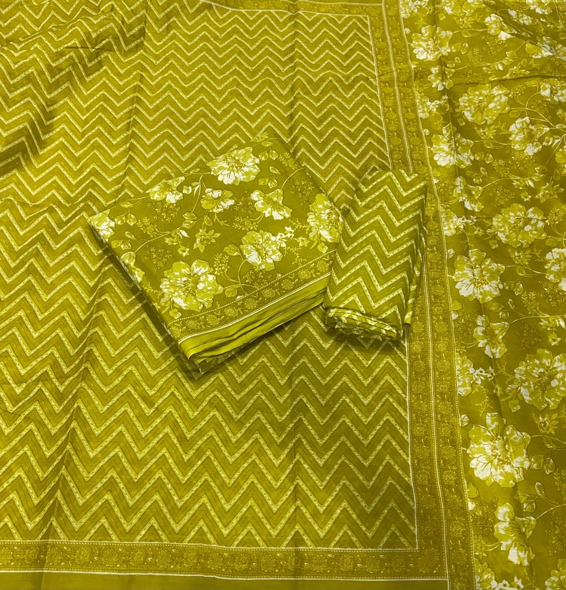 Celestial Pure Cotton Print Suit Set (Luxury Feel) - Yanchi