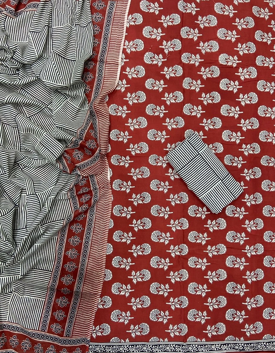 Celestial Pure Cotton Print Suit Set (Luxury Feel) - Yanchi