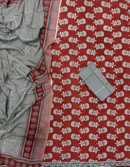 Celestial Pure Cotton Print Suit Set (Luxury Feel) - Yanchi