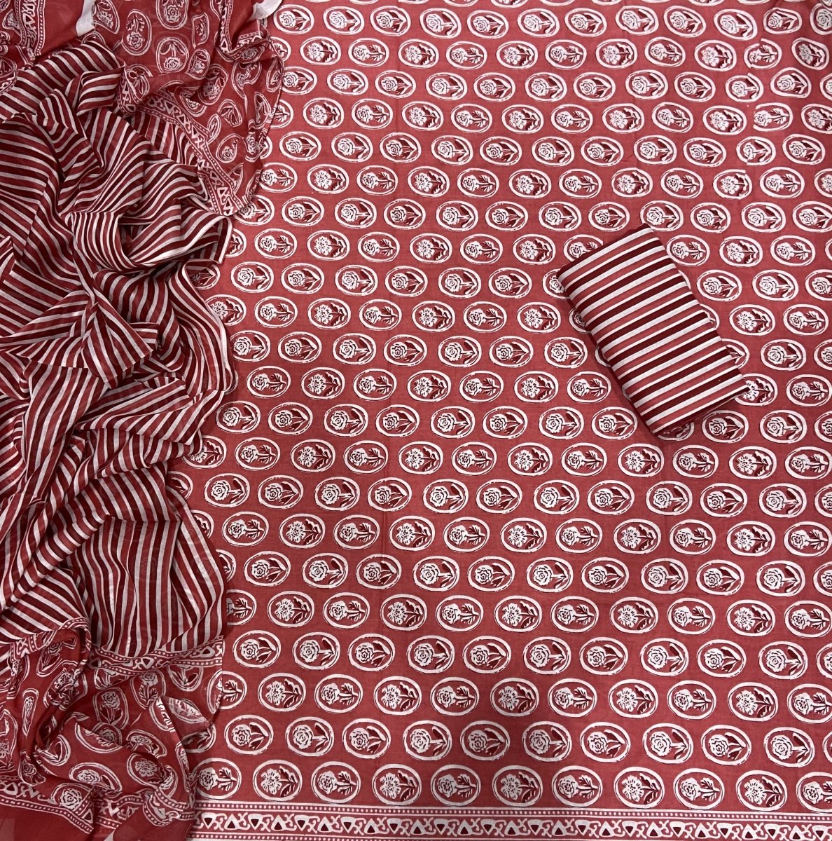Celestial Pure Cotton Print Suit Set (Luxury Feel) - Yanchi