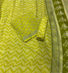 Celestial Pure Cotton Print Suit Set (Luxury Feel) - Yanchi