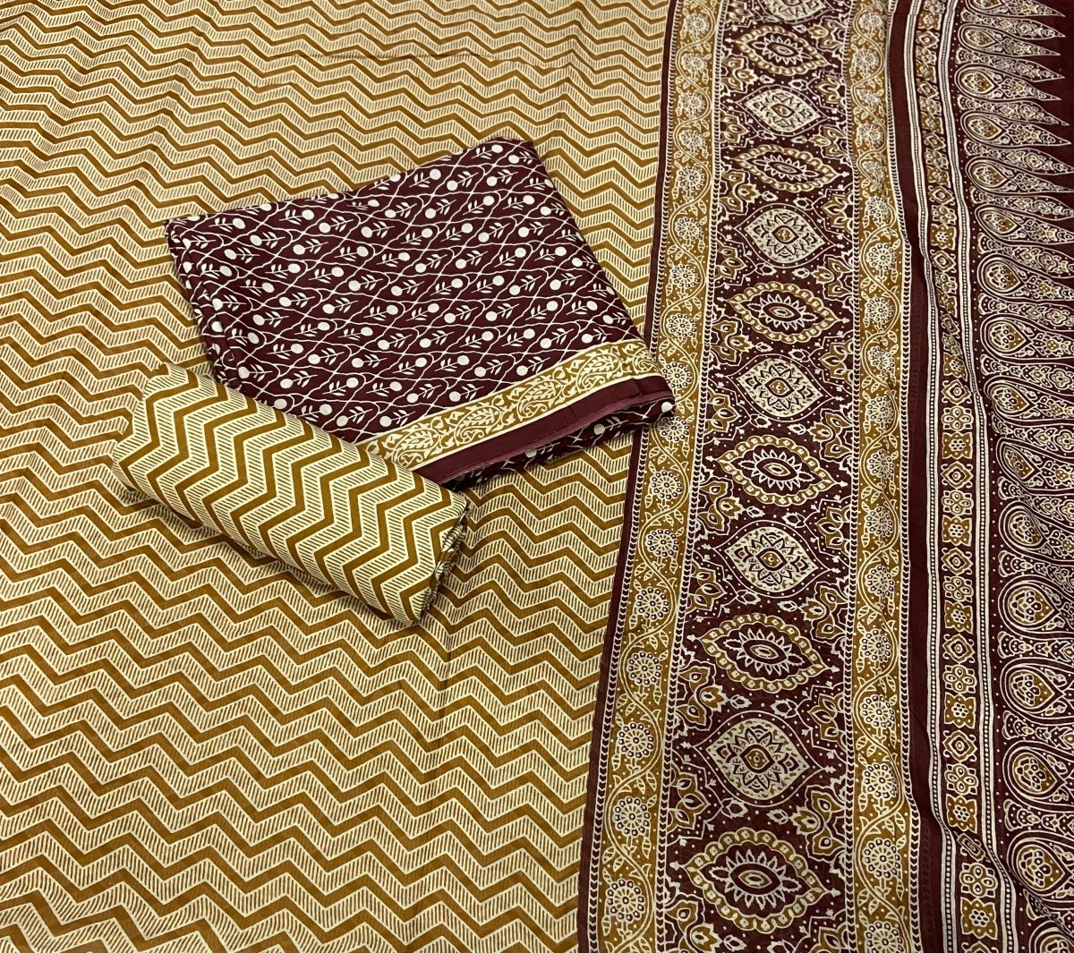 Celestial Pure Cotton Print Suit Set (Luxury Feel) - Yanchi