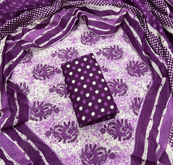 Celestial Pure Cotton Print Suit Set (Luxury Feel) - Yanchi