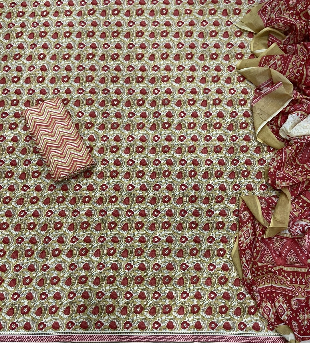 Celestial Pure Cotton Print Suit Set (Luxury Feel) - Yanchi