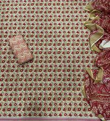 Celestial Pure Cotton Print Suit Set (Luxury Feel) - Yanchi