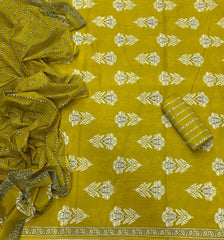 Celestial Pure Cotton Print Suit Set (Luxury Feel) - Yanchi