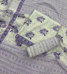 Celestial Pure Cotton Print Suit Set (Luxury Feel) - Yanchi