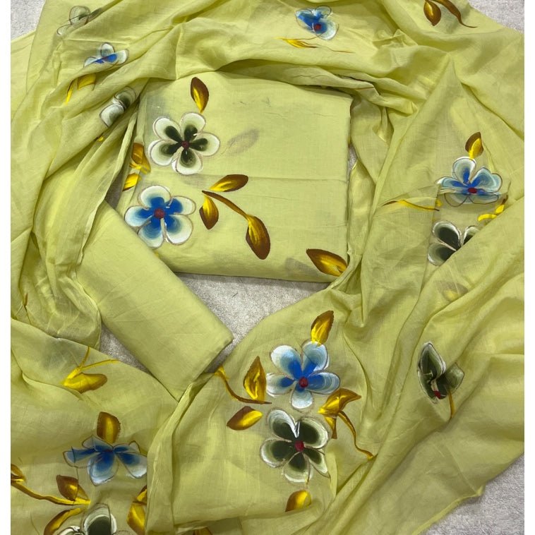 Celestial Pure Cotton Print Suit Set (Luxury Feel) - Yanchi
