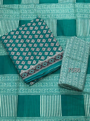Celestial Pure Cotton Print Suit Set (Luxury Feel) - Yanchi