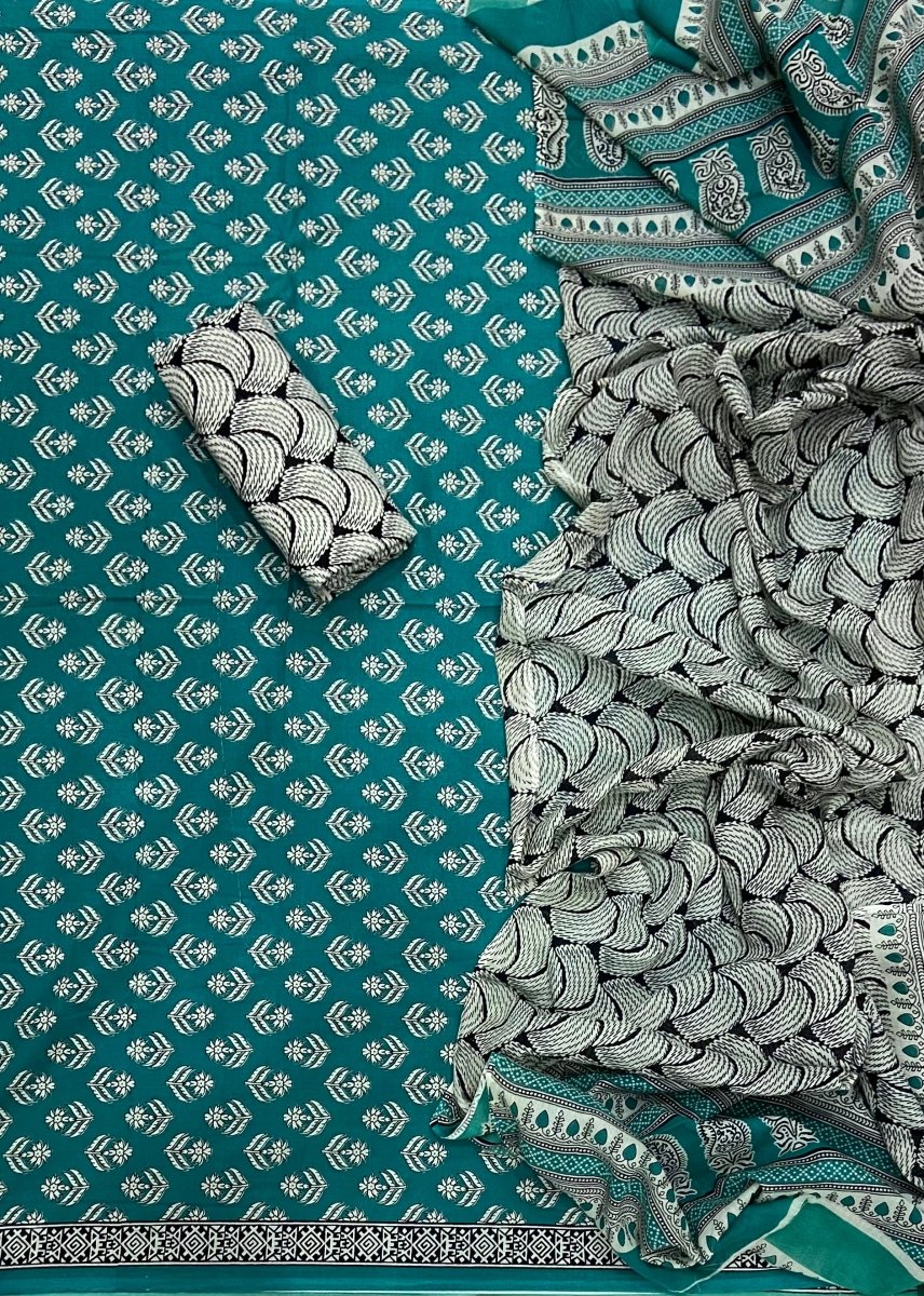 Celestial Pure Cotton Print Suit Set (Luxury Feel) - Yanchi