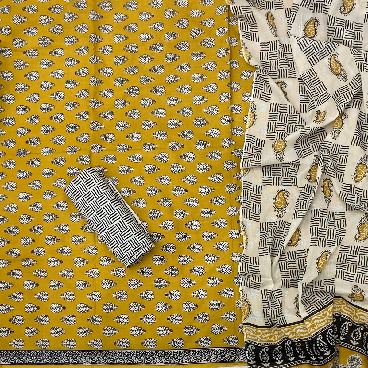 Celestial Pure Cotton Print Suit Set (Luxury Feel) - Yanchi