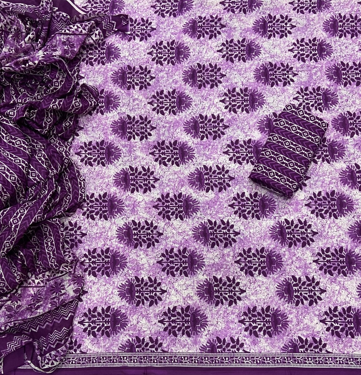 Celestial Pure Cotton Print Suit Set (Luxury Feel) - Yanchi