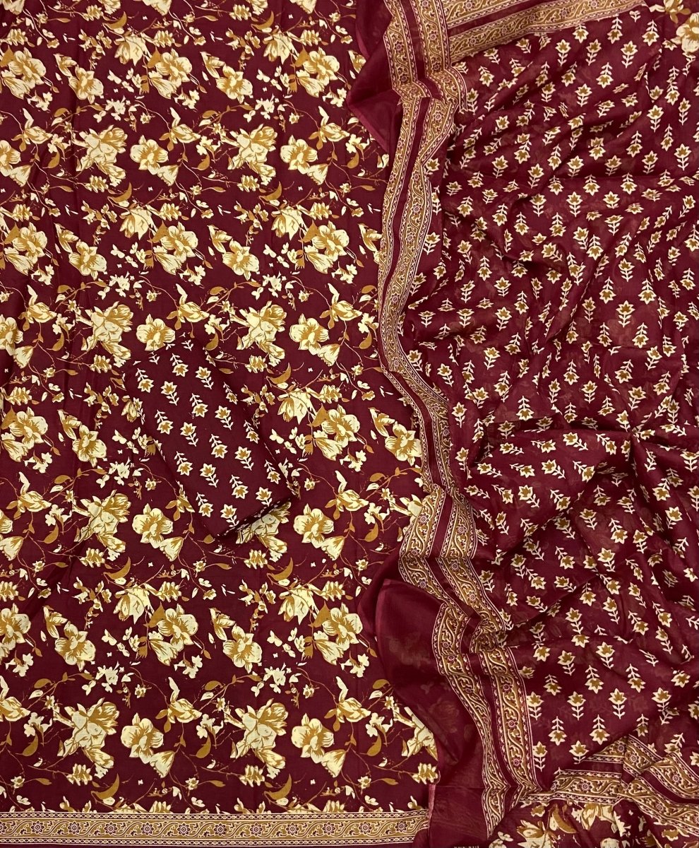 Celestial Pure Cotton Print Suit Set (Luxury Feel) - Yanchi