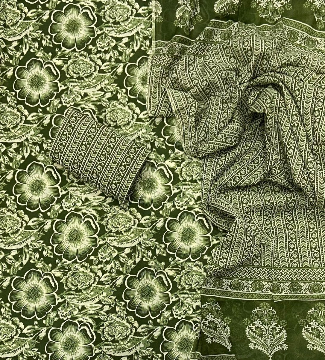 Celestial Pure Cotton Print Suit Set (Luxury Feel) - Yanchi