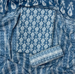 Celestial Pure Cotton Print Suit Set (Luxury Feel) - Yanchi