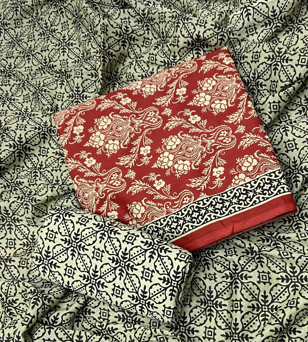 Celestial Pure Cotton Print Suit Set (Luxury Feel) - Yanchi