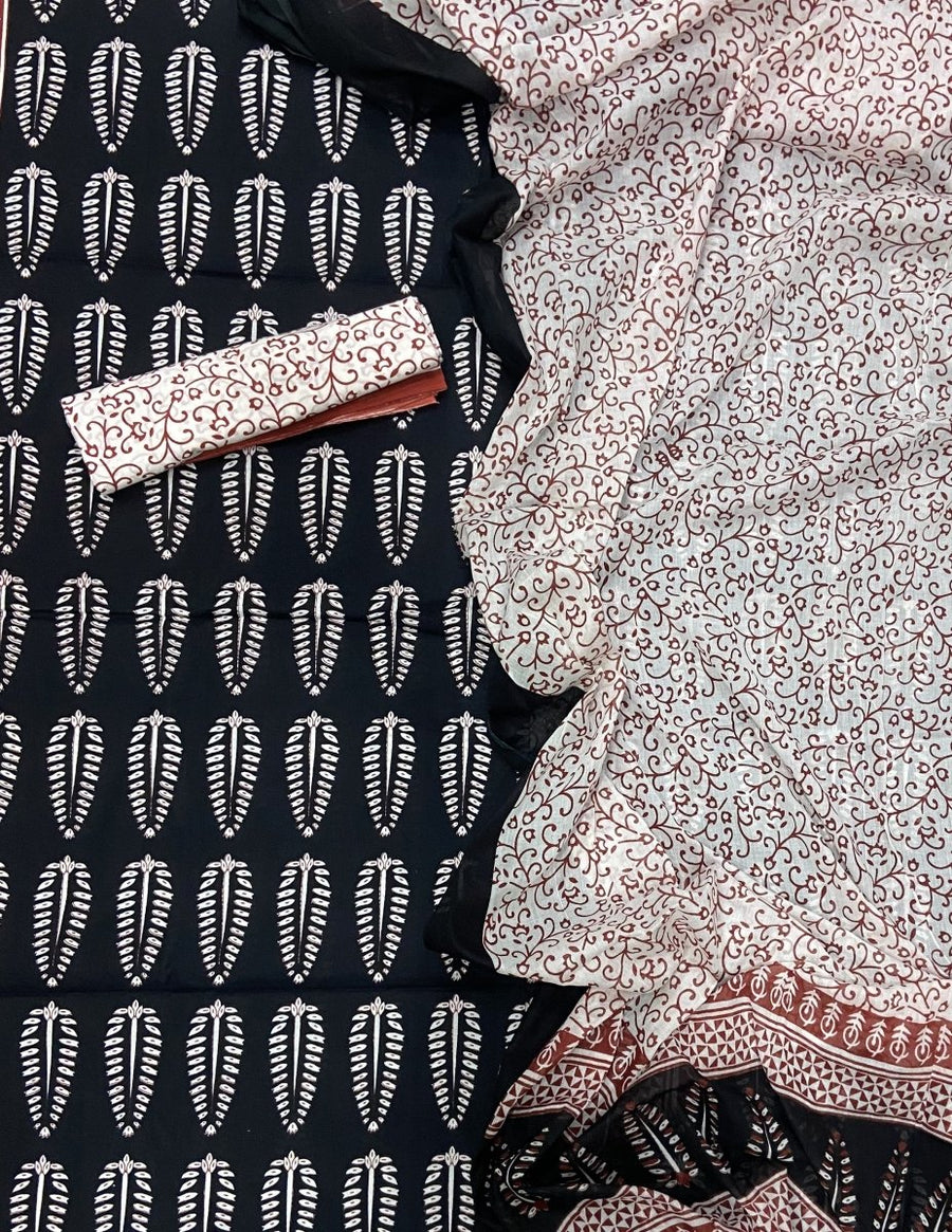 Celestial Pure Cotton Print Suit Set (Luxury Feel) - Yanchi