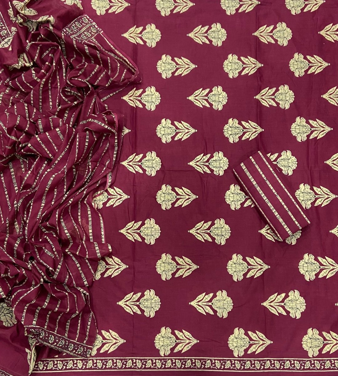 Celestial Pure Cotton Print Suit Set (Luxury Feel) - Yanchi