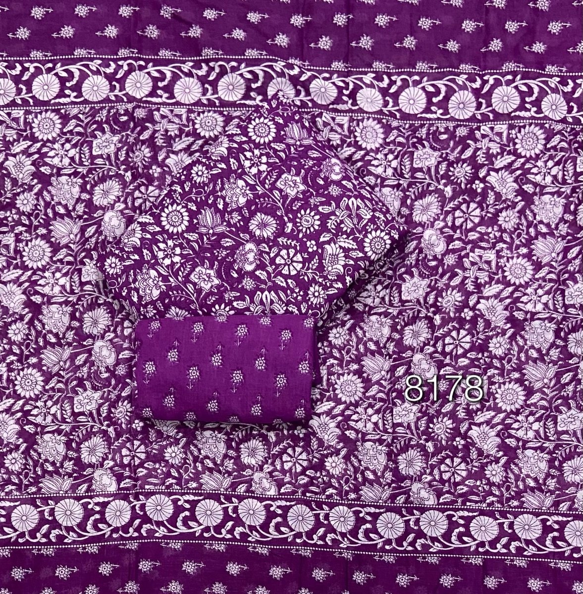 Celestial Pure Cotton Print Suit Set (Luxury Feel) - Yanchi