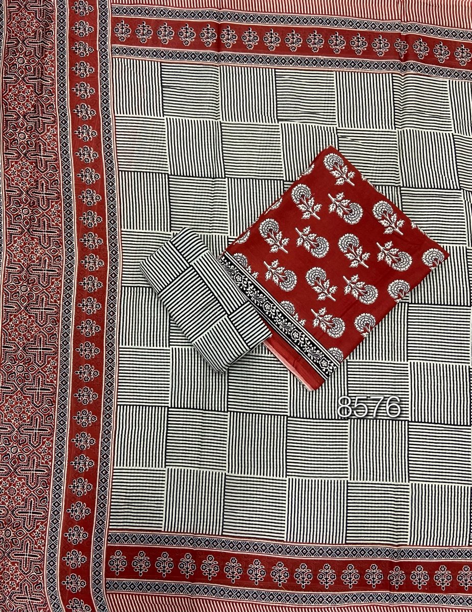 Celestial Pure Cotton Print Suit Set (Luxury Feel) - Yanchi