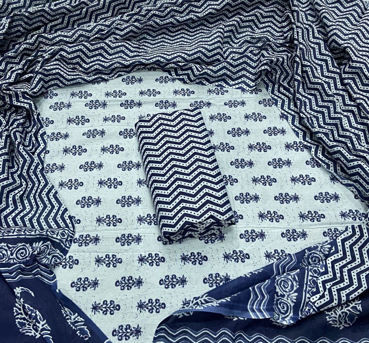 Celestial Pure Cotton Print Suit Set (Luxury Feel) - Yanchi
