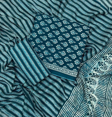 Celestial Pure Cotton Print Suit Set (Luxury Feel) - Yanchi