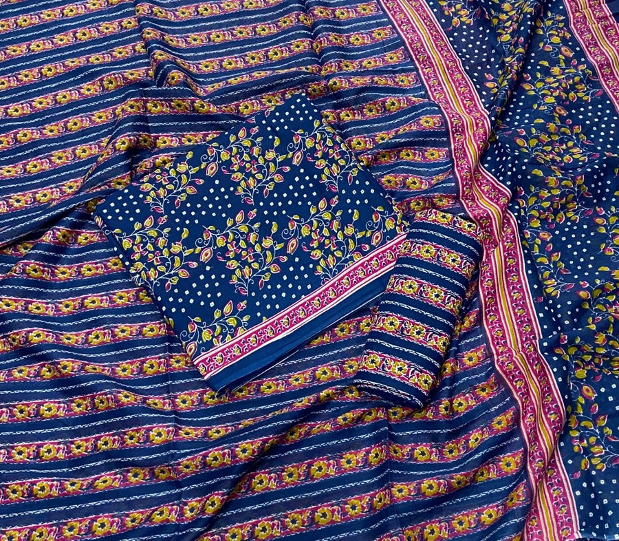 Celestial Pure Cotton Print Suit Set (Luxury Feel) - Yanchi