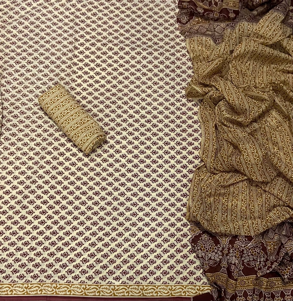 Celestial Pure Cotton Print Suit Set (Luxury Feel) - Yanchi