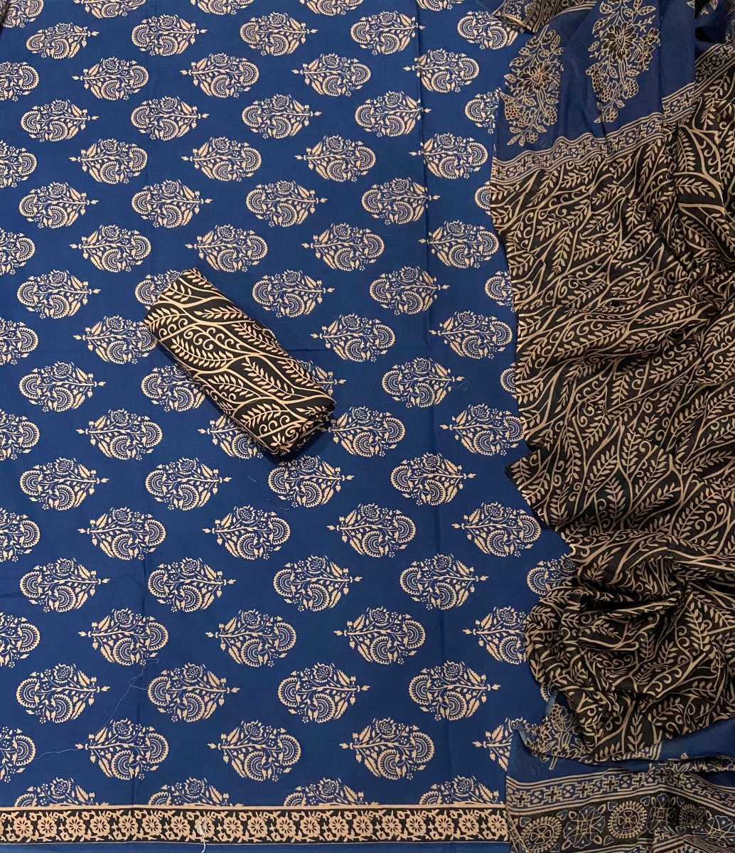 Celestial Pure Cotton Print Suit Set (Luxury Feel) - Yanchi