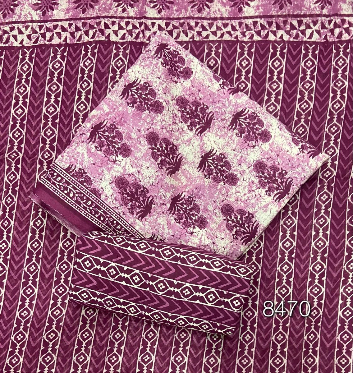 Celestial Pure Cotton Print Suit Set (Luxury Feel) - Yanchi