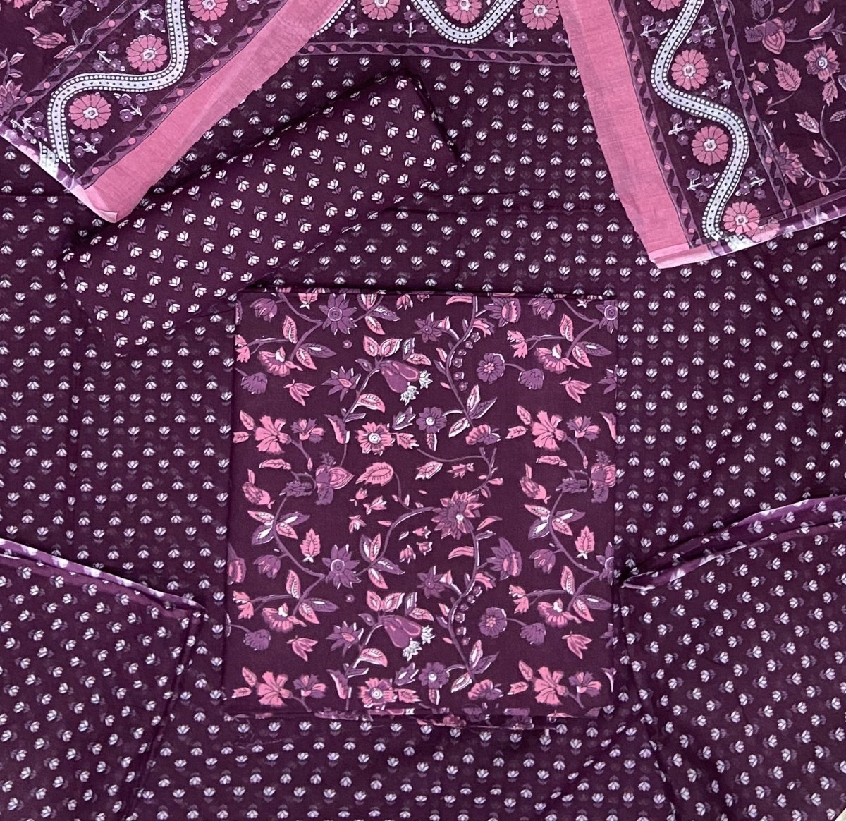 Celestial Pure Cotton Print Suit Set (Luxury Feel) - Yanchi