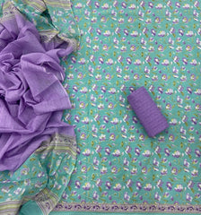 Celestial Pure Cotton Print Suit Set (Luxury Feel) - Yanchi
