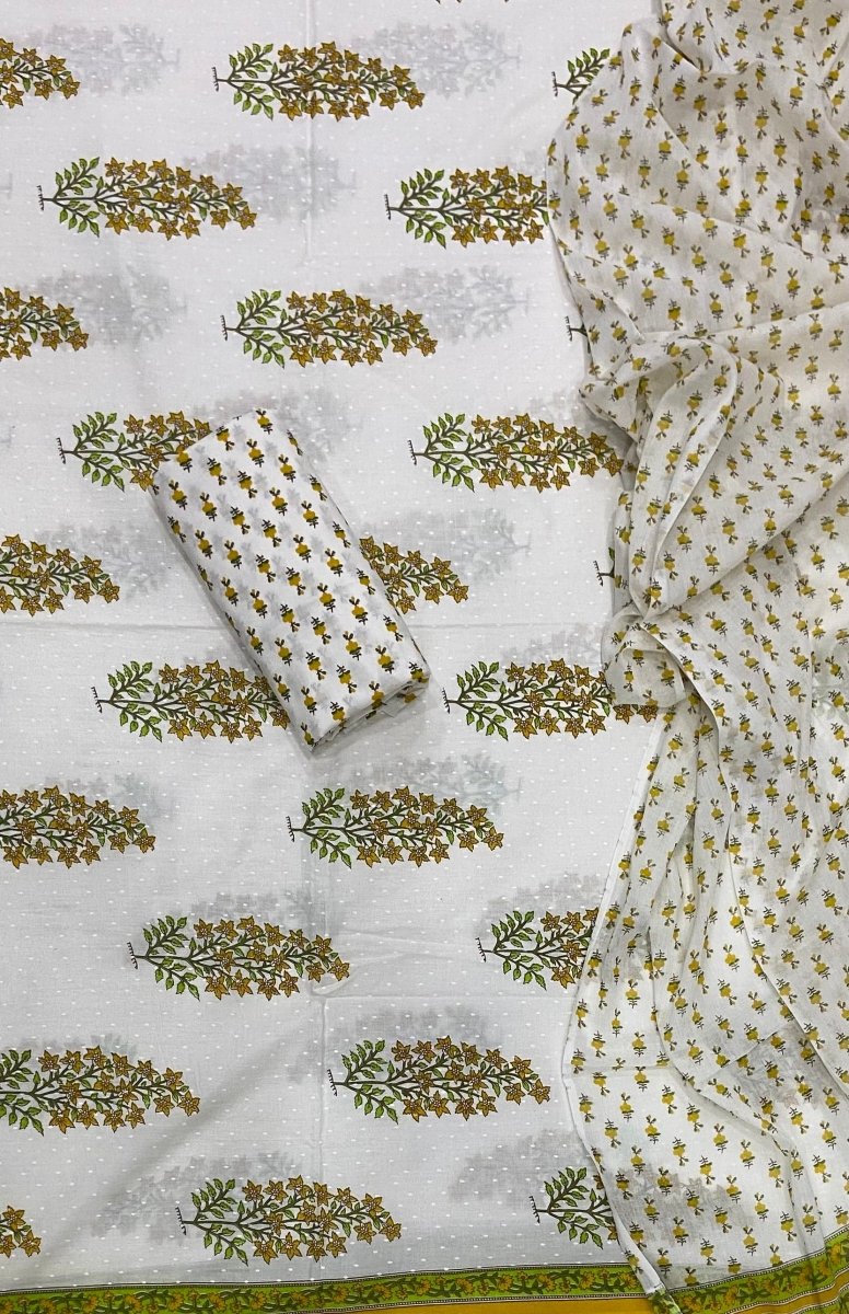 Celestial Pure Cotton Print Suit Set (Luxury Feel) - Yanchi