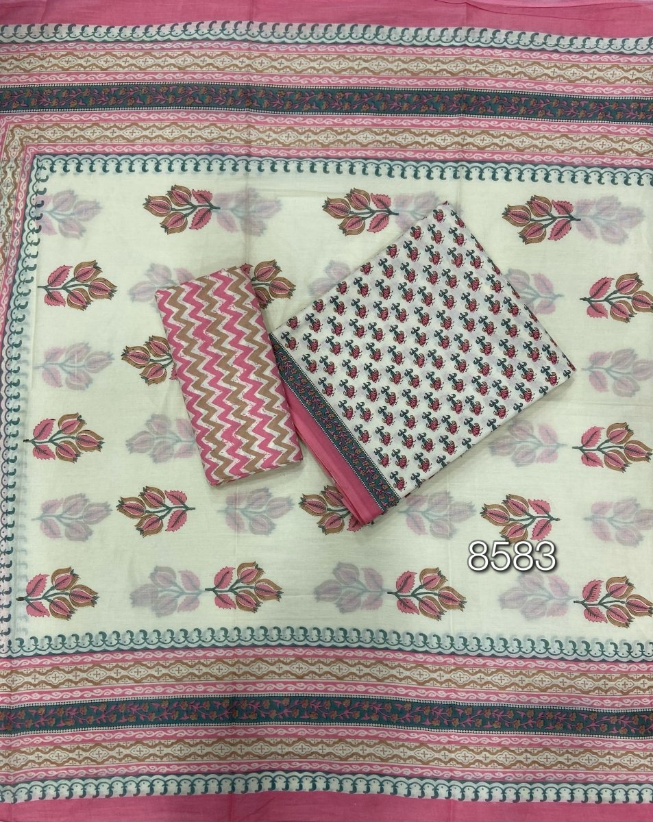 Celestial Pure Cotton Print Suit Set (Luxury Feel) - Yanchi