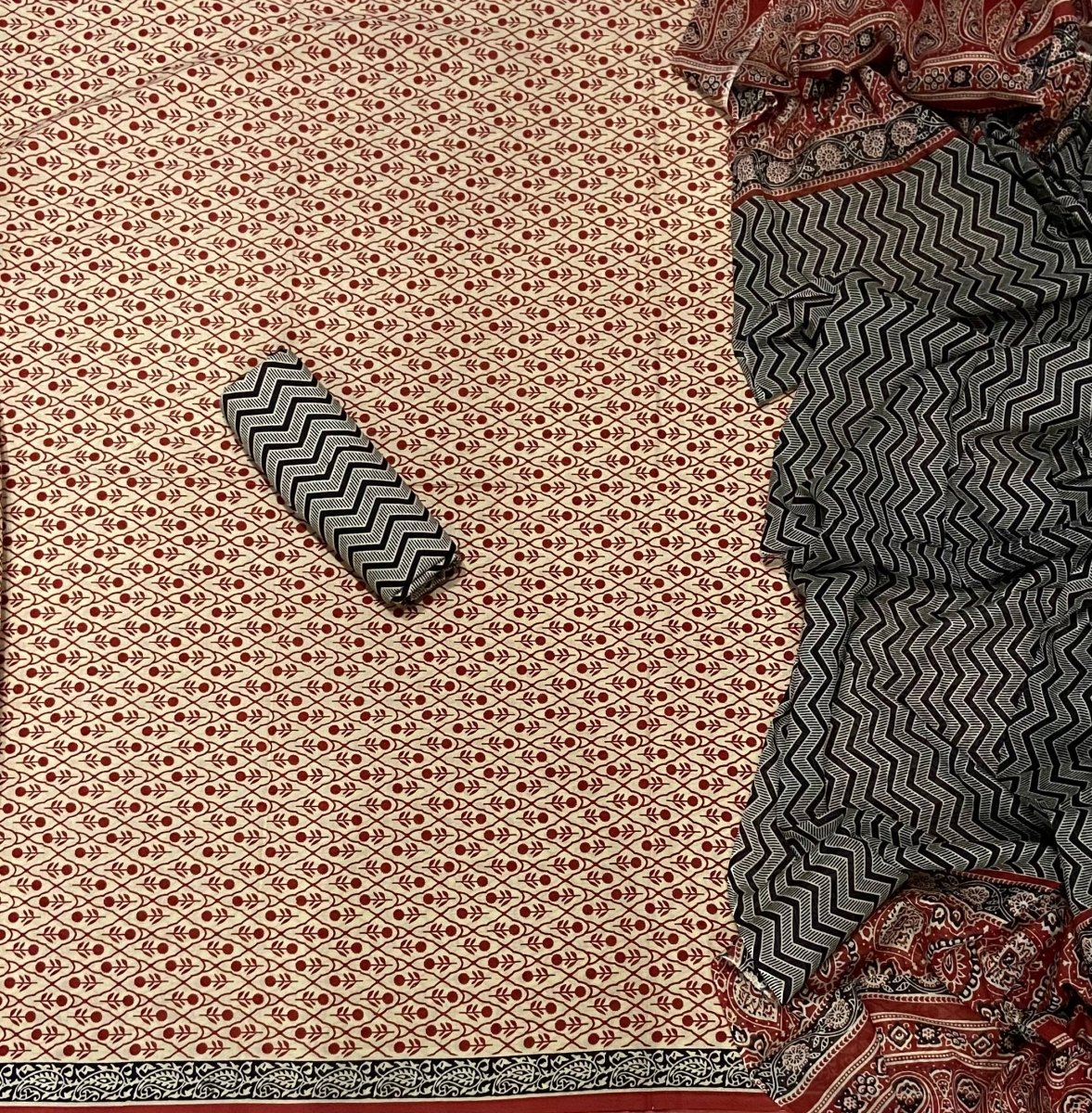 Celestial Pure Cotton Print Suit Set (Luxury Feel) - Yanchi