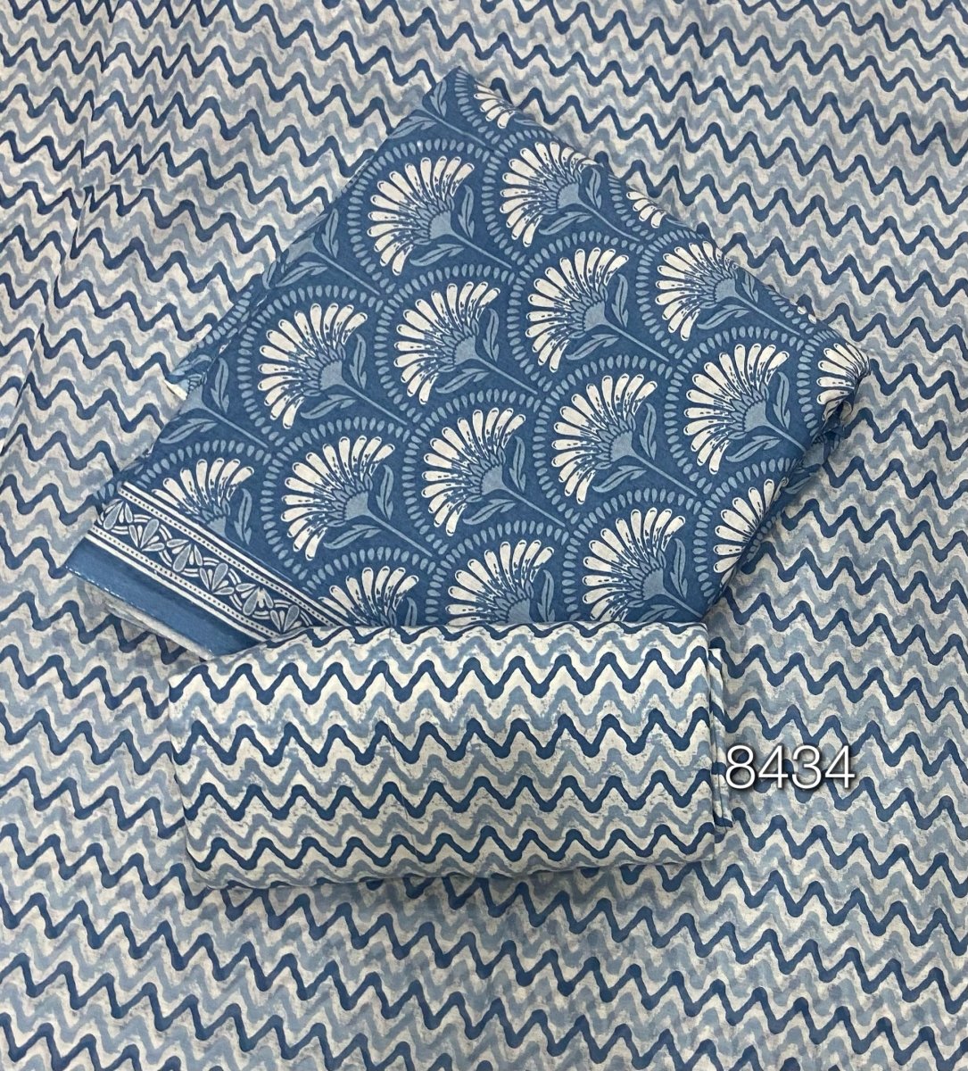 Celestial Pure Cotton Print Suit Set (Luxury Feel) - Yanchi