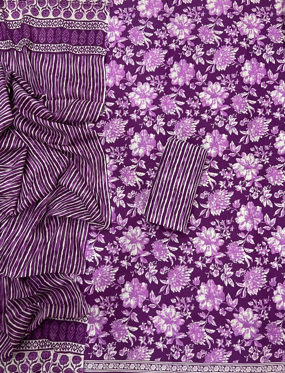 Celestial Pure Cotton Print Suit Set (Luxury Feel) - Yanchi