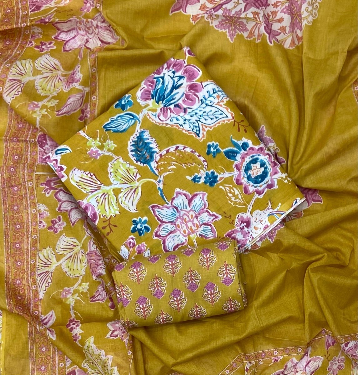 Celestial Pure Cotton Print Suit Set (Luxury Feel) - Yanchi