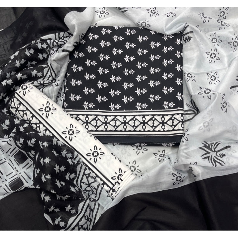 Celestial Pure Cotton Print Suit Set (Luxury Feel) - Yanchi