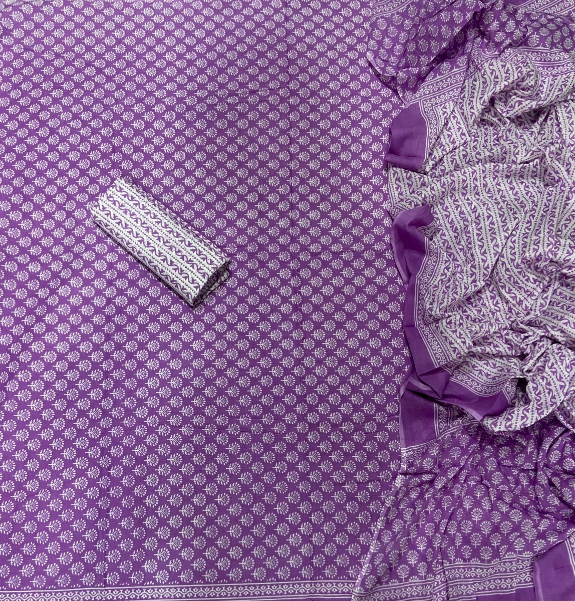 Celestial Pure Cotton Print Suit Set (Luxury Feel) - Yanchi