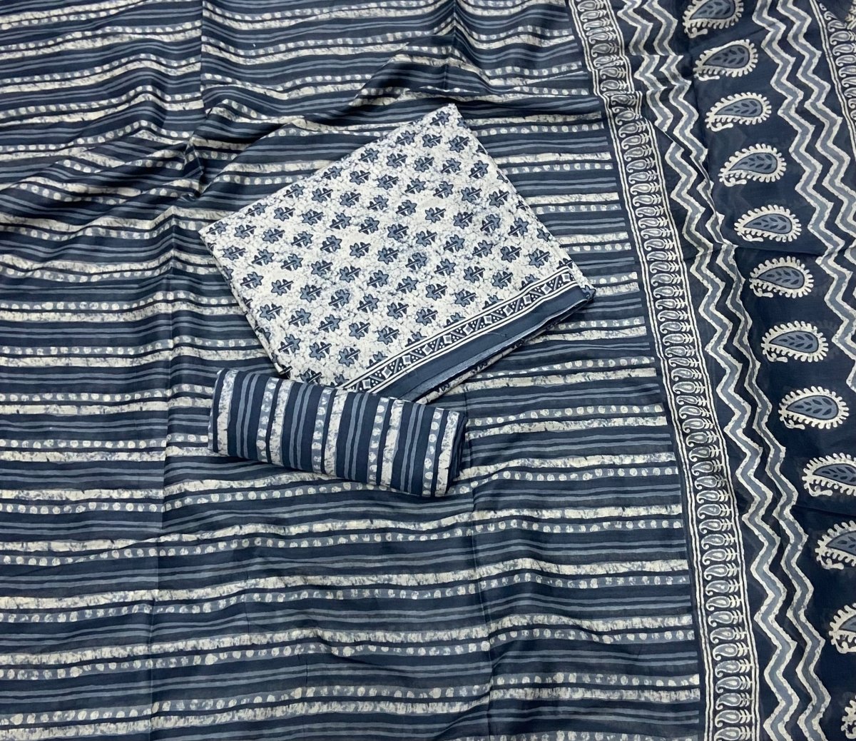 Celestial Pure Cotton Print Suit Set (Luxury Feel) - Yanchi